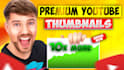 design attractive youtube thumbnails