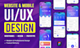 design responsive UI UX with wireframes and prototype in figma