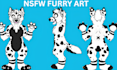 draw custom furry fursona, anime style sfw or nsfw furry character art