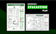 design emergency evacuation and fire safety plan