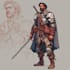 draw a fantasy character design and dnd character art
