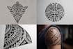 draw a original polynesian and tribal tattoo design