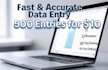 provide fast data entry for databases and   professional transcription services