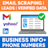 generate targeted gmail yahoo linkedin leads
