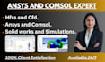 do 3d, solid works on ansys,comsol,fea and projects