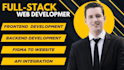be your full stack web developer and website programmer