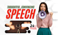 write a strong, thoughtful, and convincing speech within 24hrs