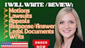 write your legal contract and agreement