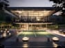 redesign outdoor padel ,mini golf, layout, showroom, soccer field, tennis padel,