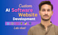 build ai website, saas software, website development as full stack developer