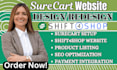 setup shift4shop website design surecart dropshipping store redesign 3dcart web