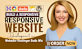 build hostinger wordpress website design landing page on wix duda squarespace