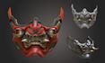 create 3d cosplay helmet  3d cosplay mask 3d cosplay model 3d sword for print