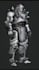 do robotic 3d figures,anime 3d ninga figurines and cyborgs,sci fi game character