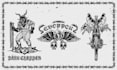 draw black and white dark vintage illustration