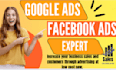 create and manage google ads and facebook ads campaign