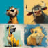 draw custom animal cartoon illustration