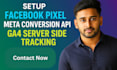 setup facebook pixel meta conversion api ga4 server side tracking