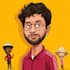 draw cartoon caricature, portrait, avatar, or logo