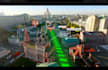 do real estate drone promo video with 3d camera tracking and map animation