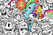 create a doodle illustration art