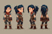 draw 2d games, characters and environments, fantasy