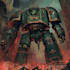 desing a warhammer 40k character illustration