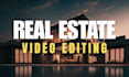 do professional real estate video editing for realtors and media agencies