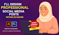 design professional social media banner, post, creative ads