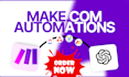 do make com automations, gohighlevel setup, made com, ghl automation