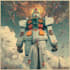 make a mecha robot art and illustration