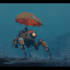 custom futuristic mecha robot character illustration art