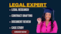 draft professional legal documents and contract