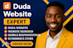 design responsive duda website and build duda website using duda website builder