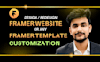 customize a framer template or design your framer website
