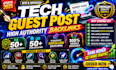 publish technology guest post on a high da technology blog dofollow backlinks