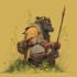 make a unique fantasy character concept art