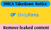 remove your leaked onlyfans content under dmca