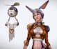 do handpainted texture for 3d models, 3d weapons, game asset for game secondlife