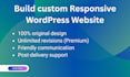 create a fully responsive custom wordpress website