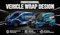 do clean and professional car wrap, vehicle wrap design