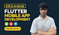 do mobile app development for ios and android using flutter