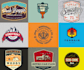 create a hand drawn, retro, badge, hipster vintage logo design