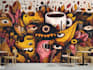 design creative wall art, doodle, decals, murals, canvas