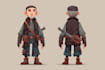 draw 2d game characters and game assets