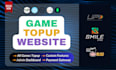 build game recharge topup website with upi payment, wallet and admin
