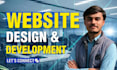 do full stack website development front end and back end developer