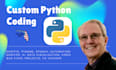 code amazing automation, gui, and database python scripts