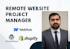 be wordpress website manager and shopify ecommerce store manager