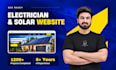 design an electrician, electrical contractor or solar company website